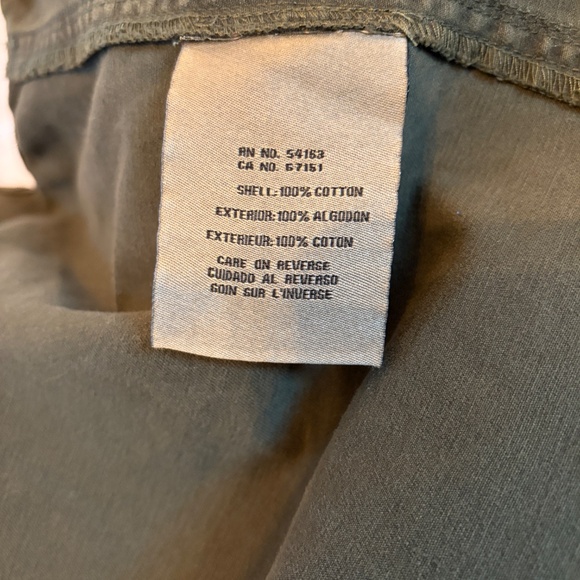 Levi’s Dark Green Military Utility Jacket with Patches – Size M - Picture 5 of 6